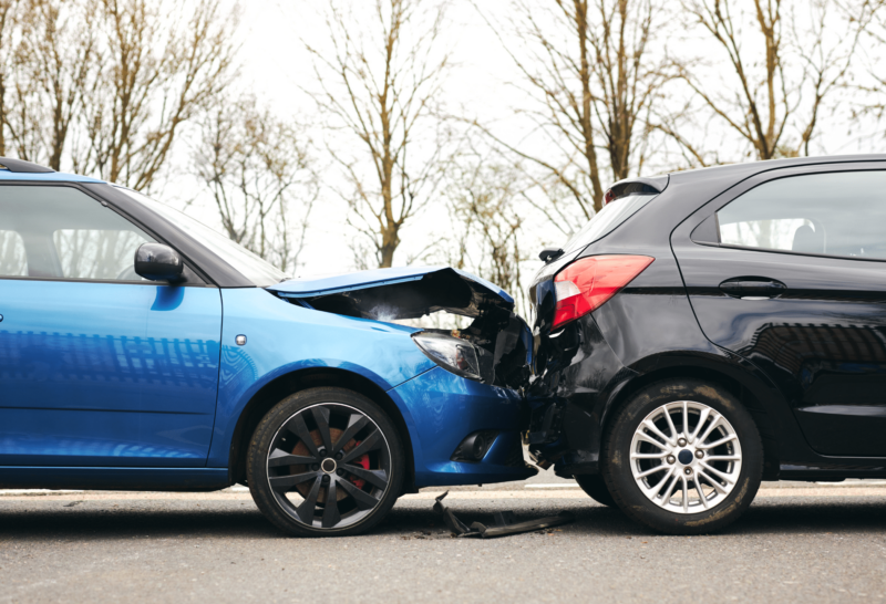 Rear Ended Car Crash