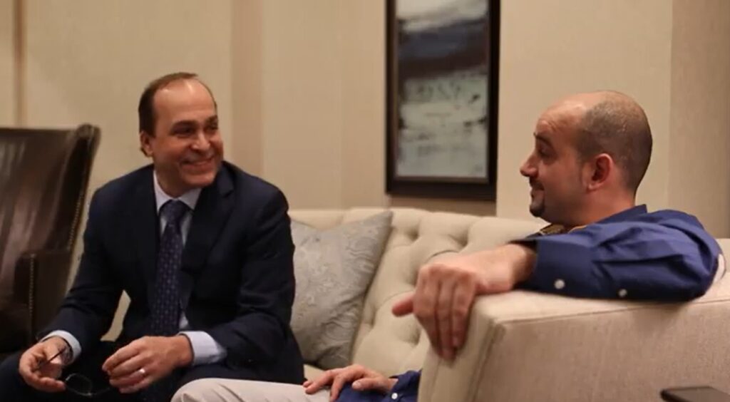 Bob Giroux and his client Ahmed discuss his successful settlement for his horrific workplace injury case.