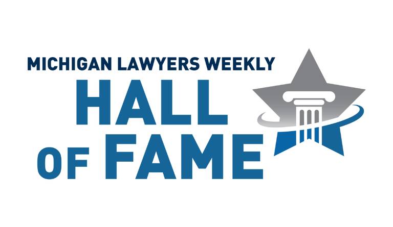 Michigan Lawyers Weekly Hall of Fame logo