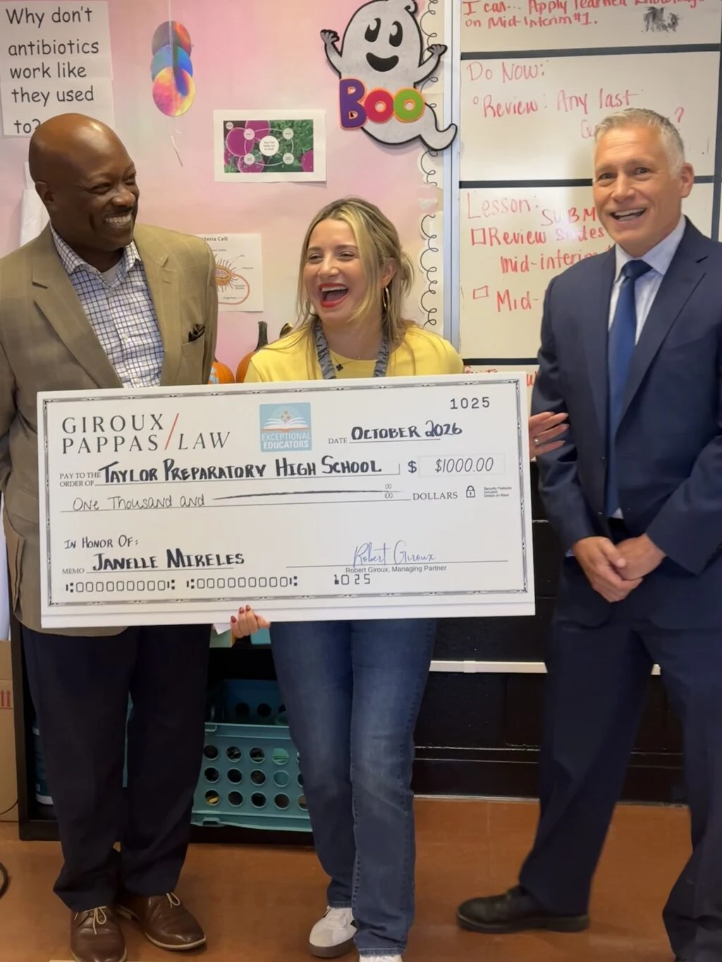 Mrs. Janelle Mireles is the Exceptional Educator of the Month.